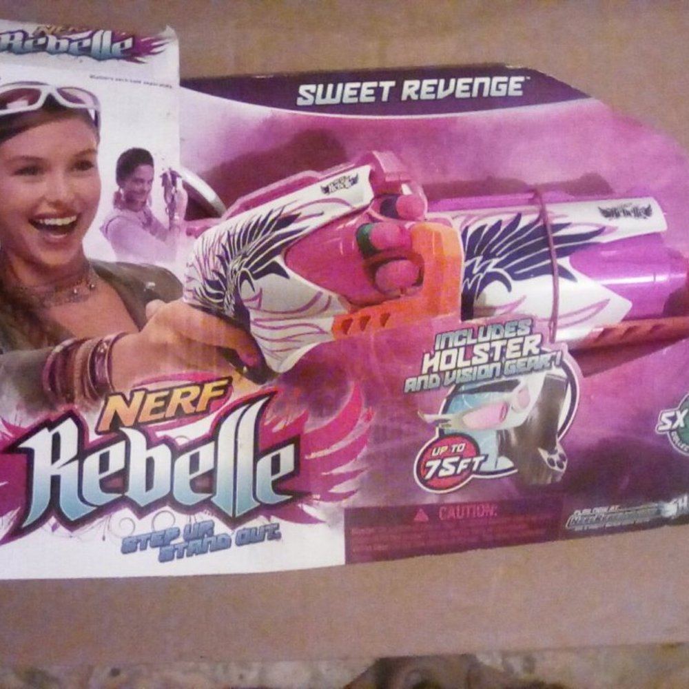 Make Offer Nerf Rebelle Sweet Revenge Dart Gun Blaster